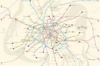 Plan du métro parisien