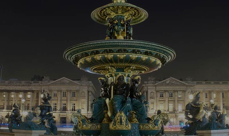 Quartier Louvre et Tuileries nuit