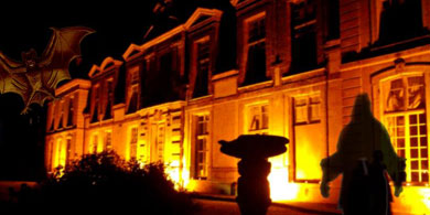 Château de Thoiry during Halloween