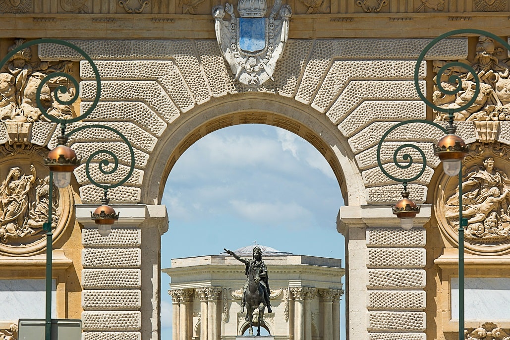 visiter-montpellier-arc-triomphe
